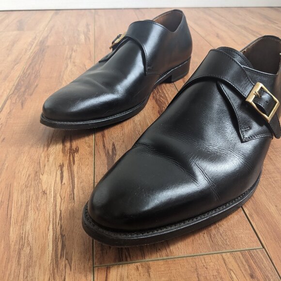 Finsbury Men's Leather Buckle Shoes - Picture 2 of 8